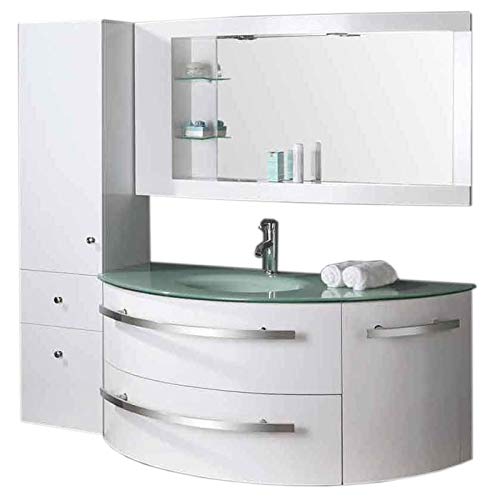 GRAFICA MA.RO SRL Badmöbel Badezimmermöbel Badezimmer Ambassador 120 cm Waschtisch Schrank Waschbecken