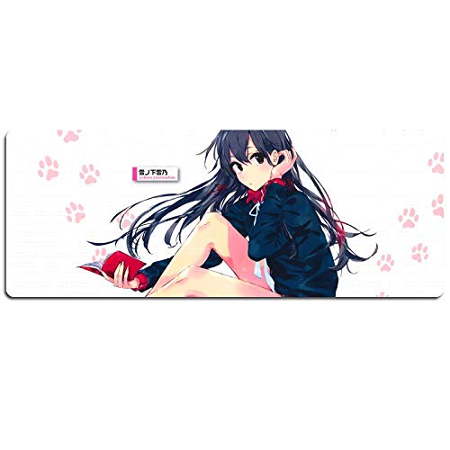 IGIRC Mauspad My Youth Love Anime 900X400mm Mouse Pad,Extended XXL Large Professional Gaming Mouse Mat with 3mm-Thick Base,for notebooks, PC, Q