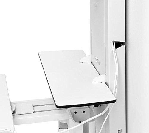 ERGOTRON StyleView Sitz-Steh- Vertical Lift Fuer Behandlungszimmer Weiss Fuer Monitor Tastatur Maus + Scanner LCD 61cm 24Zoll