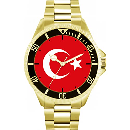 Toff London Die Türkei-Flaggen-Uhr
