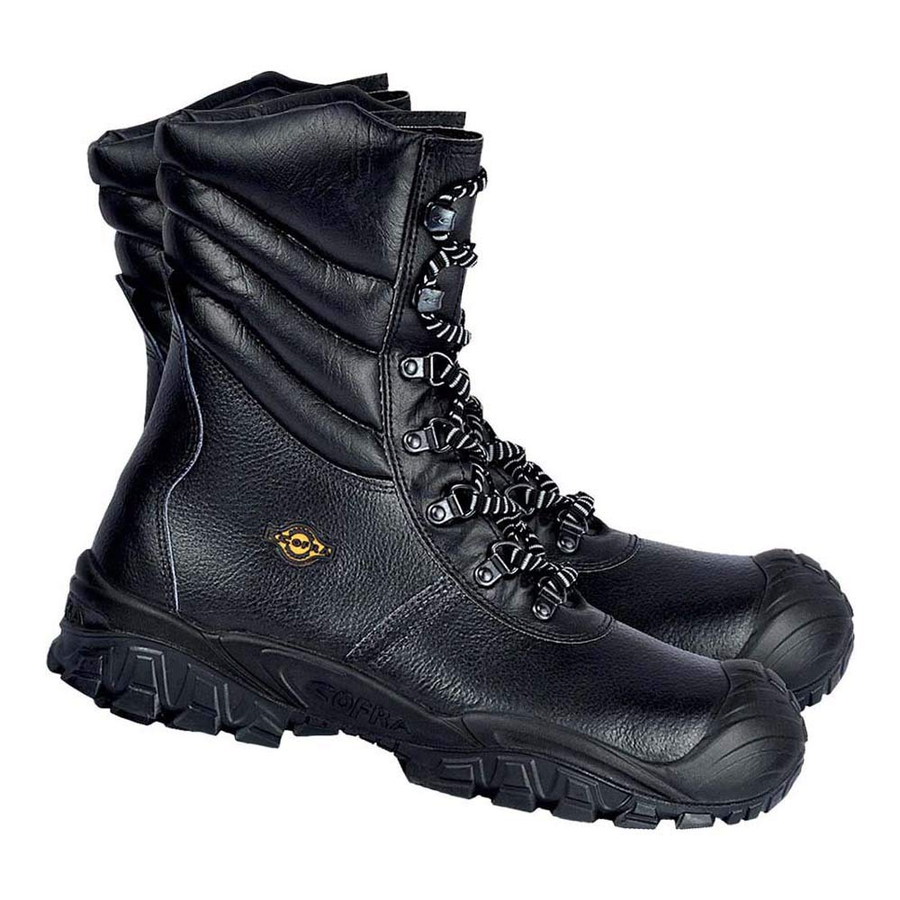 Cofra NT030-000.W45 NEW URAL UK S3 CI SRC Sicherheitsstiefel, Schwarz/Beige, Größe 45