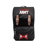 ABYstyle - DRAGON BALL – Rucksack - XXL "Red Ribbon" – Schwarz (41 x 12 x 51 cm)