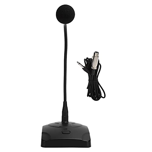 Schwanenhalsmikrofon, Kabelgebundenes Konferenzmikrofon mit 5 M XLR-Kabel Schwanenhalsmikrofon für Computer, Kabelgebundenes Mikrofon für Besprechungen, Sprache, Spiele, Karaoke