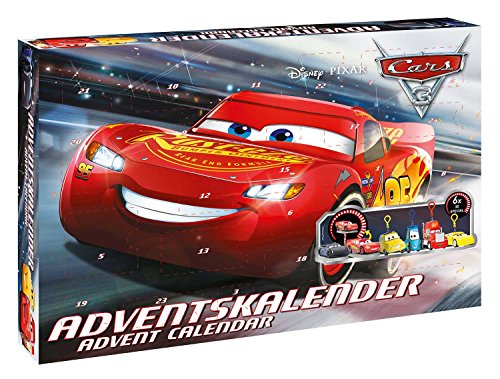 Craze 57361 Disney Cars 57361-Adventskalender Pixar 3, Mehrfarbig