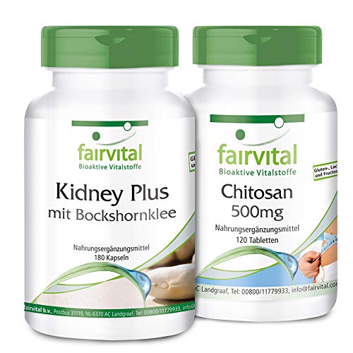 Fairvital | Kalorien-Set Kidney Plus und Chitosan im Set