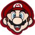 Club Mocchi Mocchi Mario Mega Plüschtier 40cm, Nintendo & Mario Kart Merchandise, Schlafzimmerzubehör für Kinder, Dekokissen, Super Mario Stofftier für Jungen und Mädchen, geeignet ab 3 Jahren +