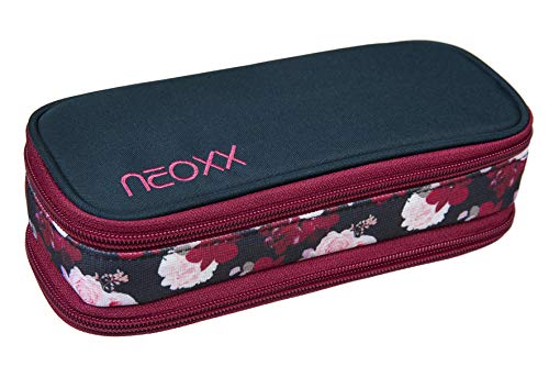 Neoxx Catch Schlamperbox "My heart blooms" I Schlampermäppche zur Aufbewahrung von Stiften und Utensilien für die Schule