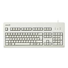 CHERRY G80-3000 - Tastatur - PS/2, USB - Deutsch - Hellgrau