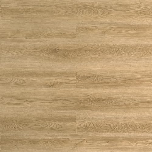 ARTENS - PVC Bodenbelag - Click Vinyl-Dielen INVARELL - Vinylboden - FORTE - Holzeffekt - Beige - L.122 cm x B.18 cm - Dicke 4 mm - 1,76 m²/ 8 Dielen - Belastungsklasse 32