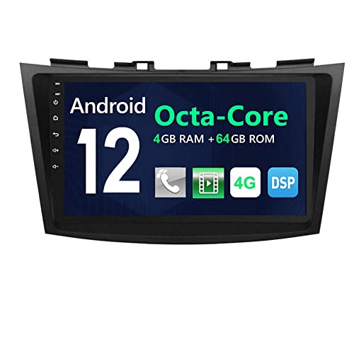 Autosion Android 10 Auto DVD-Player GPS Stereo Headunit Navi Radio Multimedia für Suzuki Swift 2011 2012 2013 2014 2015 2016 2017 Suzuki Ertiga Lenkradsteuerung