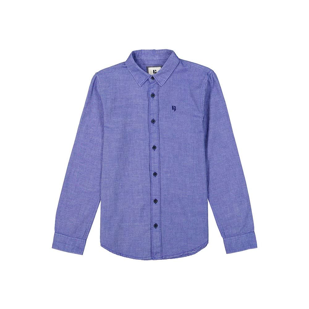 Garcia Kids Jungen Shirt Long Sleeve Hemd, Yale Blue, 176