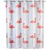 WENKO Duschvorhang »Flamingo«, BxH: 180 x 200 cm, Flamingo, mehrfarbig - bunt