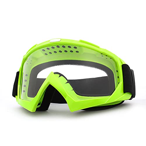 Fencelly Motorrad ATV Brille Motocross Brille UV-Schutz Reitbrille Winddicht Staubdicht Skibrille für Herren Damen Jugendliche Kinder