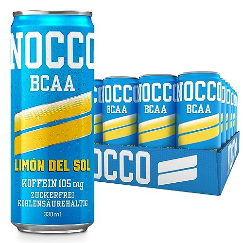 NOCCO BCAA No Carbs Company 24x330 ml Dosen (Limón Del Sol)