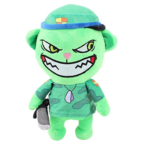 28 cm Happy Tree Friends Plüschpuppen, Cartoon Anime Stofftiere, Flakey Flippy Umarmungskissen Kissen Geschenk Für Jungen Mädchen D