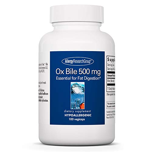 Allergy Research Group Ox Bile 500mg 100c