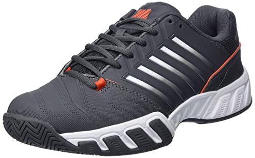 K-Swiss Performance Herren Bigshot Light 4 Tennisschuh, Asphalt/White/Spicy Orange, 47 EU