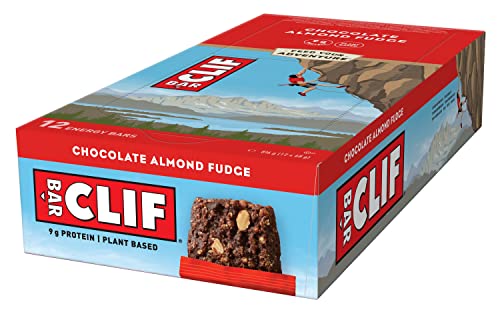 CLIF ENERGY BAR - Chocolate Almond Fudge - (2.4 oz, 12 Count) by Clif Bar