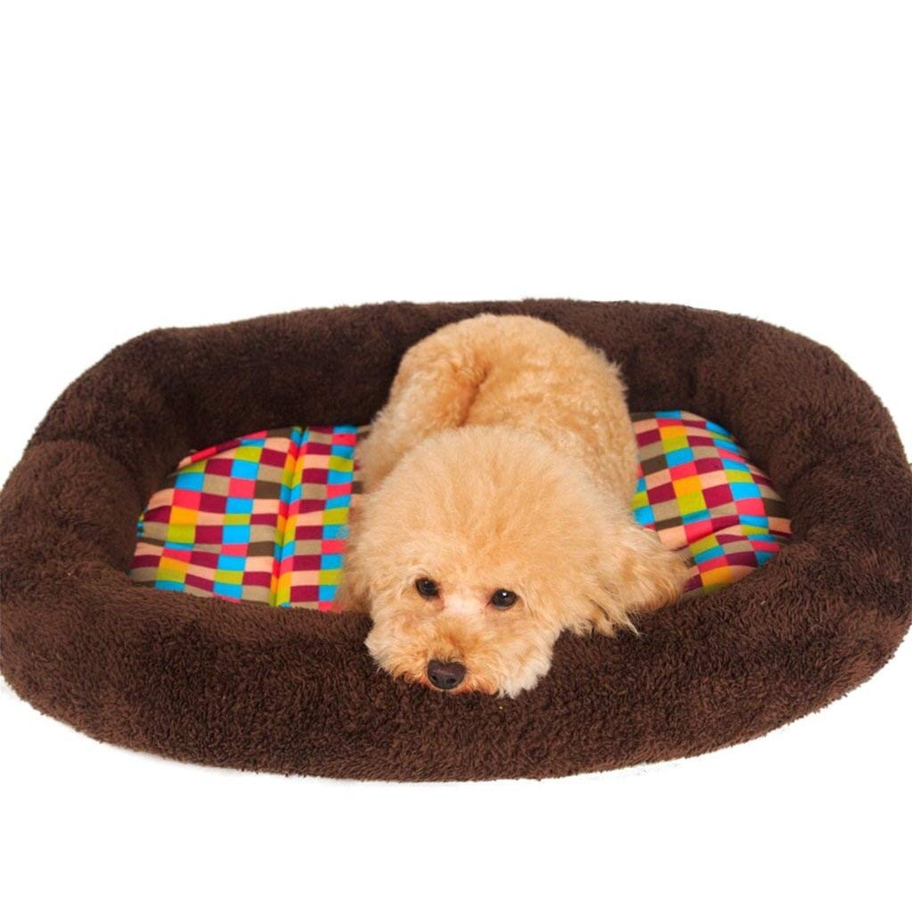 MMAWN Hundebett Matte komfortable weiche Kiste Pad Anti-Rutsch-Maschine waschbar Pad Hundekiste Pad Haustierbett for Hunde und Katzen (Size : XS: 40 * 30 * 4.5cm)