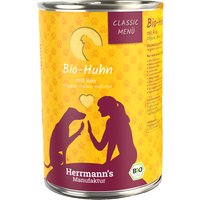 Herrmann's Classic Bio-Menü 12 x 400 g - Bio-Huhn mit Bio-Reis