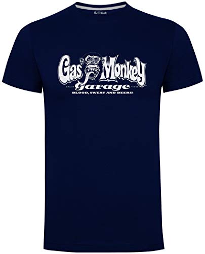 Gas Monkey Garage Herren OG Logo Navy T-Shirt Gr. M, navy