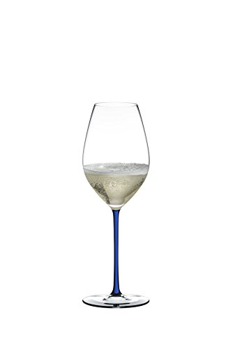 Riedel Fatto A Mano Old World Weinglas Champagner blau