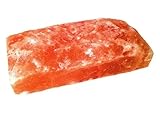 SalNatural Salzziegel 20x10x5 cm eine Seite rauh aus Kristallsalz (bekannt als Himalayasalz) Salzstein für Sauna, Salzräume, Salzgrotten. Salzwand im Wellness und Wohnbereich, Sauna & Infrarotkabinen