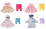 BABY born 4 Jahreszeiten Outfit Set mit 2 Kleidern, 4 Hosen, Regencape und Wintermantel, für 43 cm Puppen, 829424 Zapf Creation