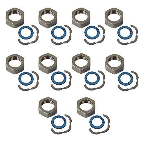 10 Stück Anschluss Set DN20-1'' für Edelstahl Wellrohr 3tlg. Verschraubung Solarrohr Solarleitung Fitting Montage