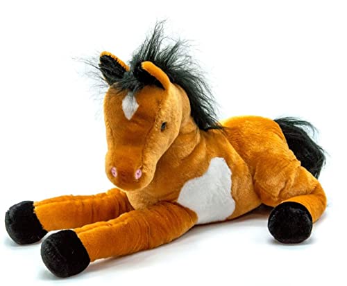 kuscheliges Plüschpony Plüschpferd sehr weiches Kuscheltier Pferd 55 cm