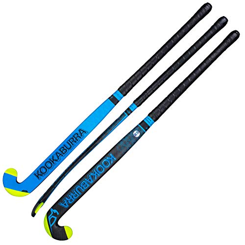 KOOKABURRA Alert Hockeyschläger, schwarz/blau, 37.5L