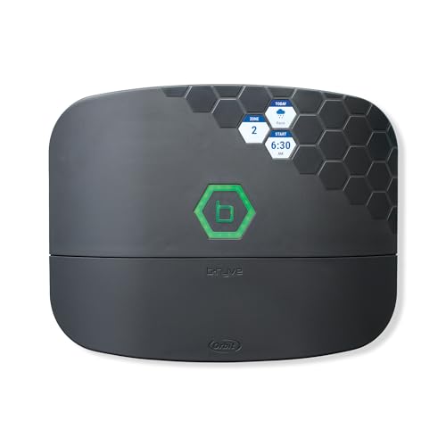 Orbit 57985 B-hyve XR Smart 8-Zonen Indoor/Outdoor Sprinkler-Controller, kompatibel mit Alexa, Anthrazit