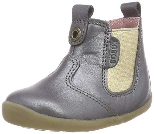 Bobux Mädchen Jodphur Chelsea Boots, Grau (Charcoal Shimmer 1), 18 EU