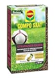COMPO SAAT Strapazier-Rasen, Spezielle Rasensaat-Mischung mit wirkaktivem Keimbeschleuniger, Rasensamen / Grassamen, 1 kg, 50 m²