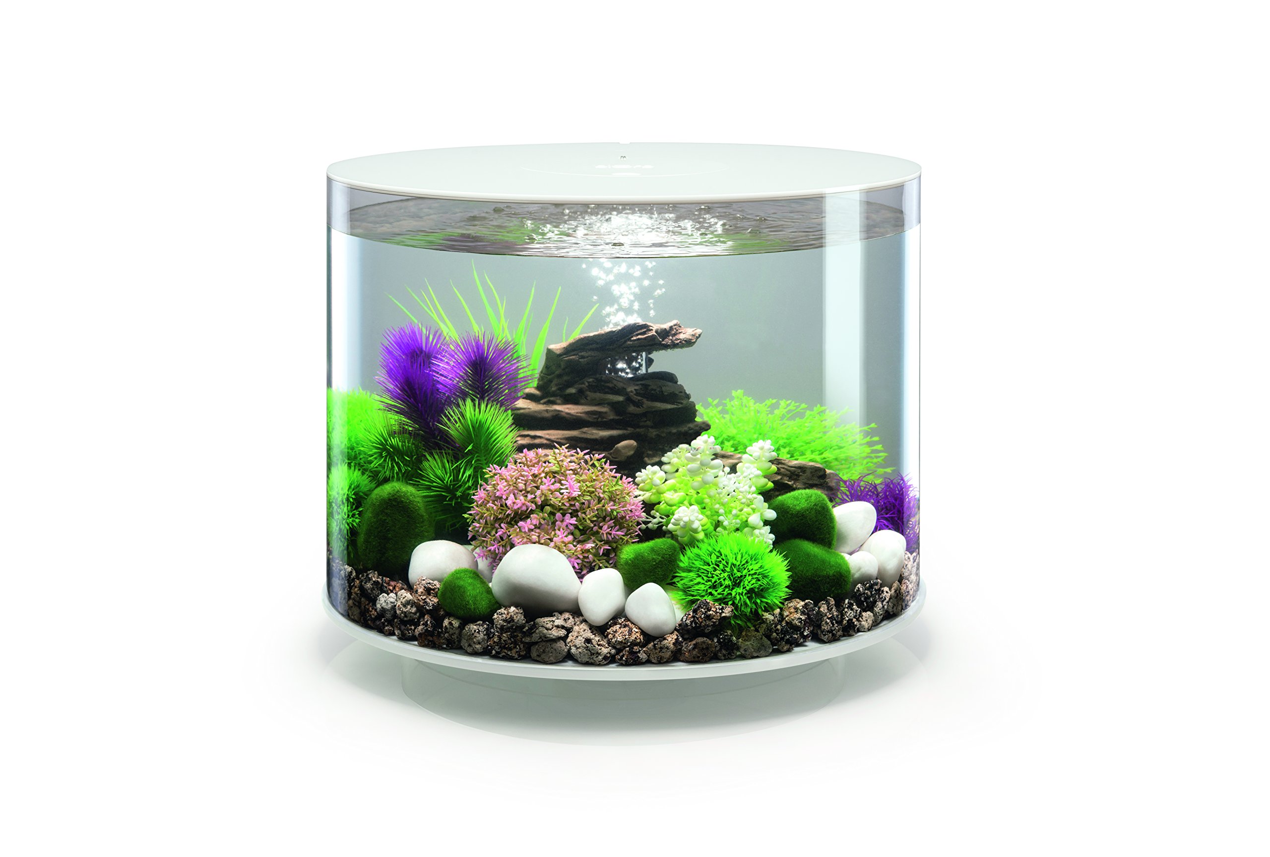 biOrb TUBE 35 LED Aquarium (35 Liter) - Aquarien-Komplett-Set mit LED Beleuchtung und patentiertem Filter-System | Acryl-Becken