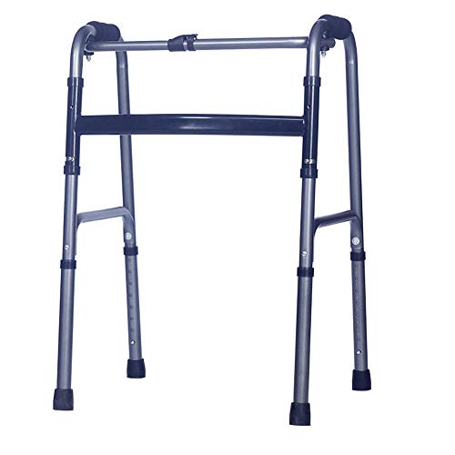 Gehrahmen Rollatoren Twisted Dual-Purpose Walker Faltbarer Behinderten-Walker Älterer Aluminium-Walker Vierbeiniger Gehstock Gehstock mit Krankenhaus