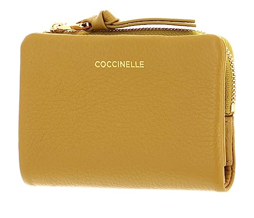 Coccinelle Softy Wallet Grained Leather Citronella