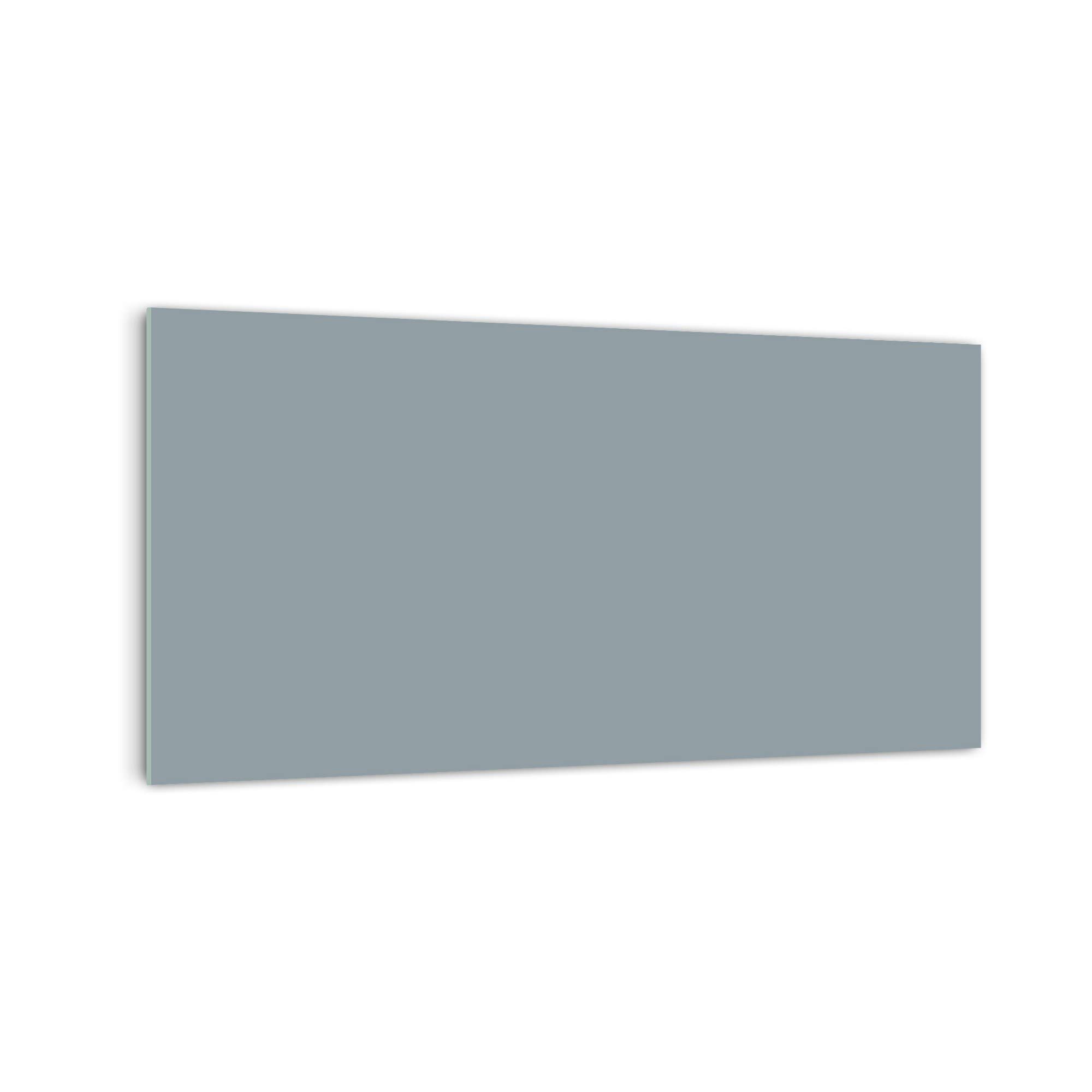 DekoGlas Küchenrückwand 'Grau Einfarbig' in div. Größen, Glas-Rückwand, Wandpaneele, Spritzschutz & Fliesenspiegel