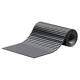 Sarei Kaminanschlussband schwarz, Wandanschlussband, 300 mm x 5m, selbstklebend, Dach, Kamin, Wand, Schornstein, Alu-Flex, formfähig, für dichte Anschlüsse