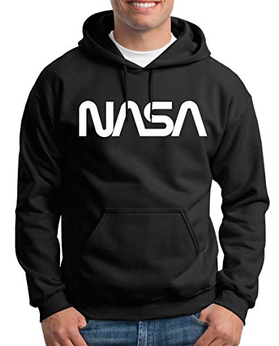 TShirt-People NASA Worm Logo Kapuzenpullover Herren L Schwarz