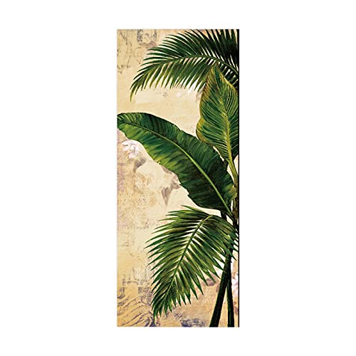 tzxdbh 3d aufkleber Grün Blatt Pflanze 100CMx18CMx13pieces(39.3"w x 7"h x 13pieces) Treppenaufkleber Selbstklebend, Fliesenaufkleber für Küche, Boden, Badezimmer, Wasserdicht, Vinyl