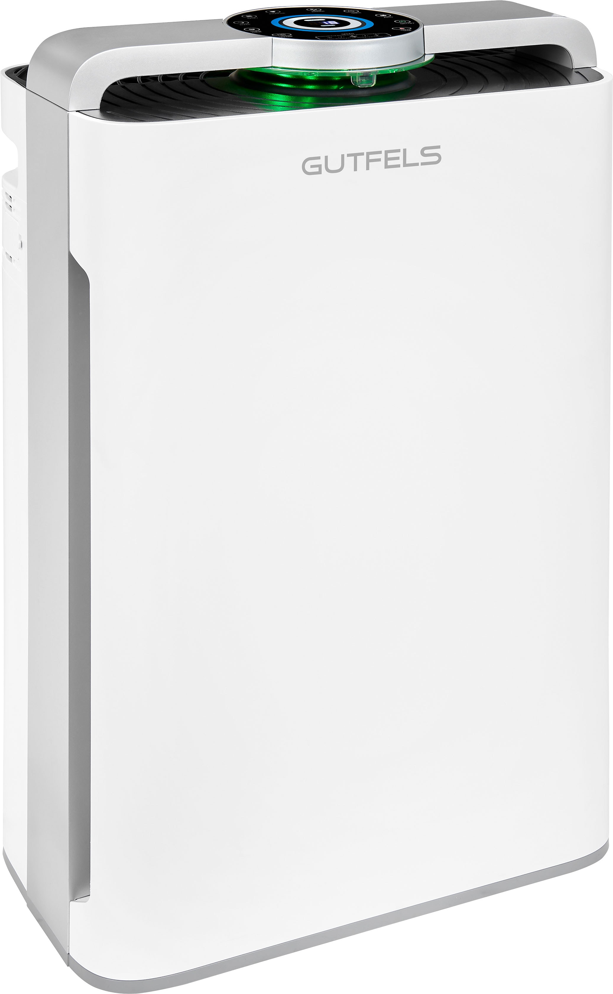 GUTFELS Luftreiniger LR 67015 we | 2-in-1 Kombigerät: Luftreiniger und -befeuchter für 60-70m² | 4-fach Filter | Weiß
