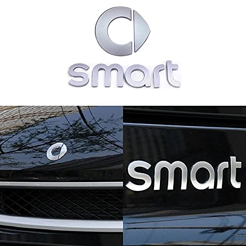 Für Mercedes Smart 450 451453 Fortwo ForFour Auto Emblem Zeichen Chrom Schriftzug 3D Logo Auto Aufkleber Tuning Sticker Auto-Styling-Zubehör
