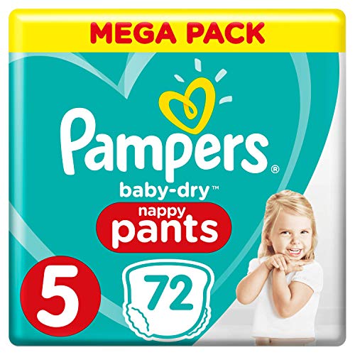 Pampers Baby Dry Pants Windeln, Größe- 5, 72 Windeln