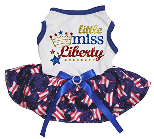 Petitebelle Little Miss Liberty Hundekleid mit Tutu