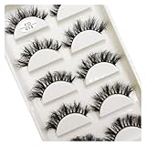 FULIMEI 16 Stil 5 0/100 Paar dicke Wimpern natürliche falsche Wimpern weiche gefälschte Wimpern Wispy Make-up Faux (Color : 5 Pairs FG014, Size : 20Boxes 100Pairs)