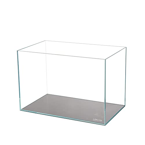 LIFEGARD Aquarium-Tank mit niedrigem Eisen, Ultra-klar, randloses Glas, abgeschrägte Kante, rechteckiger Stil, 5,44 GPH