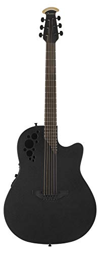 Ovation 1778TX-5 Elite T Black Westerngitarre