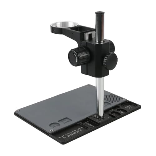 Mikroskop-Zubehör-Kit Trinokulare Stereomikroskop-Kamera, industriell Verstellbarer Ausleger, Metall-Arbeitsständer + 50 mm 76 mm Fokussierungshalter + Mehrachsenarm Mikroskopische Objektträger (Size