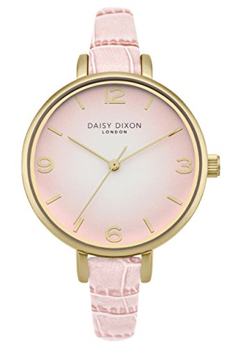 Daisy Dixon Damen Analog Quarz Uhr mit Leder Armband DD041P